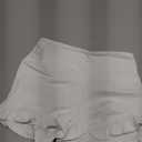 RRHSS Girls Athletic High Waisted Ruffle Shorts - Comfy Yoga Dance Workout Gymnastics