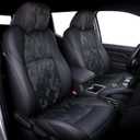 Leather Seat Covers Custom Fit for Tacoma Gen 4th (2024-2025) Double Cab, for SR, SR5, TRD PreRunner, TRD Sport, TRD Off-Road, Limited, Trailhunter - Armrest Covers Included - Fully Covered