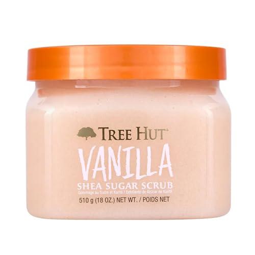 Tree Hut Vanilla Shea Sugar Exfoliating & Hydrating Body Scrub, 18 oz
