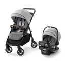 Graco Premier Merge Travel System, 3-in-1 Car Seat Stroller Combo with EZ Spin Wheels for 360 Rotation, Includes SnugRide SnugFit 35 LX Infant Car Seat, Midtown,  Manufacture Date: 2024/09/10