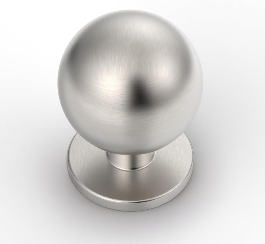 Asidrama 10 Pack Brushed Satin Nickel Kitchen Cabinet Knobs, Cabinet Knobs Kitchen Cabinet Hardware for Cupboard Drawer Knobs Dresser Knobs
