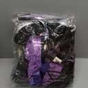 Spooktacular Creations Fairytale Witch Cute Witch Costume Deluxe Set with Broom for Girls (Medium(8-10 yrs), Purple)