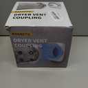 Magnetic Dryer Vent Connector Kit Airtight Seal Magnetic Dryer Vent Coupling Easy to Clean Lint Quick Connect for 4 Including a 3.3ft Save 4-6in of Space