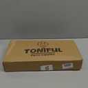 TONIFUL 4 Set Black Gold Balloon Centerpieces for Table,Balloon Stand Kit for Black Gold Party Decor 40th 50th 60th 70th Birthday Decorations Anniversary Graduation Decorations 2026 Retirement