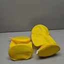 2 x Shoe Washing Machine Bag, Laundry Shoe Bag for Washer and Dryer, Yellow Sandwish Mesh, 2L(8x15in)