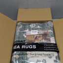 Area Rug for Living Room - 8x10 Soft Washable Oriental Vintage Floral Distressed Large Carpet - Fade Stain Resistant Non Slip Rugs for Bedroom Dining Room Nursery Dorm Office Home Decor - Green