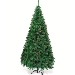 8Ft Artificial PVC Christmas Tree Stand Indoor Outdoor Green