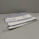 Urban Villa Kitchen Towels 100% Cotton Pack of 6, Highly Absorbent Quick Drying Super Soft Premium Dish Towels for Kitchen with Hanging Loop Hand & Tea Towels - 20x30 Inch, (Blue & White, Striped)