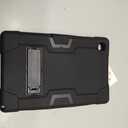 Tablet Case for Samsung Galaxy Tab A7 10.4 Case 2022&2020, Heavy Duty Hard PC Soft Silicone Kickstand High Impact Protective Case for Galaxy Tab A7 10.4 inch 2020&2022 (SM-T500/T505/T507/T509) (Black)