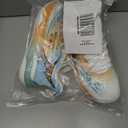 Mens Womens Basketball Shoes Fashion Sneakers Athletic Comfortable Breathable Leightweight Lace-Up Outdoor Non Slip Sport Shoe Blue Size 8