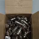 Blulu 30 Pcs Adjustable Metal Art Gallery Display Wire Rope Hanger Hooks, Wire Rope Rail Hooks, Hanger System Accessories, for 1mm-2mm Wire Rope