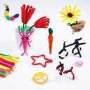 Pipe Cleaners,1600 Pieces Pipe Cleaners Crafts Pipe Cleaners Craft Supplies in 32 Colors Chenille Stems for Home and School DIY Art Crafts (0.23 x 11.8 Inches)