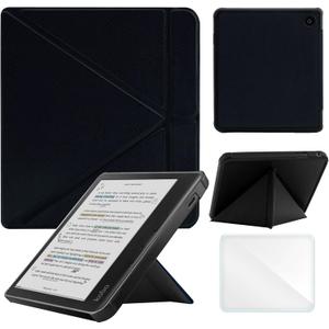 Case Compatible with Kobo Sage 8 Inch e-Reader (Model: N777 N778K, 2021 Release), Includes a Screen Protector - Premium PU Leather Cover with Auto Sleep/Wake