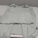 BLENCOT Maternity Clothes Ribbed Short Sleeve Maternity Pajamas Sets Sleepwear Lounge 2 Piece Matching Outfits Set, Size Large 
