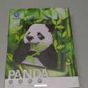 BseSparklion Panda Animal 3D Wall Art Micro Mini Building Blocks Set, Unique Home Wall Decor or Table Display, No Compatible with Lego Set, Ideal Gift Toy for Adults & Teens (1142 PCS)