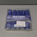 Budweiser Kurt Adler 10-Light Bud Light Beer Can Light Set