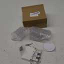 Happizza 25pcs Acrylic Clear Button Pins, 2.76 Inch DIY Button Badges, Custom Blank Photo Pin Buttons Badges for Personalized Crafts