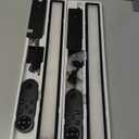 EZVALO Picture Light for Wall, 16'' Black Rechargeable 4800mAh Battery Lights Wireless Remote, Dimmable Magnetic LED Art Painting Light with 3 Color Temperatures, Display for Gallery, Living Room (2P)