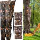 2 Pack Waterproof Deer Bag Feeder with Adjustable Strap, Hanging Gravity Deer Corn Feeder Camo Tree Hugger Game Feeder for Hunting and Feeding Wild Animals, 100 lb, Weatherproof Oxford Fabric
