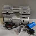 California Air Tools MP100LF 1.0HP Ultra Quiet and Oil-Free Air Compressor Motor (Silver)