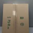 TIPGO Bathroom Trash Can with Lid, 10 Liter/ 2.6 Gallon Slim Garbage Can, Small Trash Bin Waste Basket with Pop-Up Lid for Kitchen, Bedroom, Living Room, Office (Black)