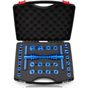 25PCS Bicycle Bearing Press Kit for Wheel Hub, Soft Tail Frame Pivot Point Installation with Bushing Tool