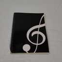 MAXCURY Blank Sheet Music Composition Manuscript Staff Paper Art Music Notebook Black 100 Pages 26x19cm (Black Music)