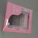 UILULU DIY Cluster Lashes 280pcs Individual 30D Lashes Clusters D Curl Natural Eyelash Extension, False Eyelashes Lash Clusters At Home Lash Extensions (30D-0.07D-9-16MM Lash Only)