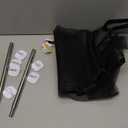 Mesh Dog Gate for Pets, Magic Pet Gate for The House, Portable Puppy Safety Fence Guard for Stairs and Doorways, Easy Install Anywhere, 31" W x 30" H, 8 Hooks