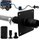 2025 Upgraded Universal Generator Exhaust Extension Silencer Kit with Muffler Box - 78% Noise Reduction, Fits Honda/Firman/etc, Super Quiet and Safe Exhaust Design for Home/Camping/RV Backup