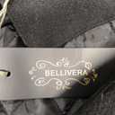 Bellivera Women's Fall Winter Coat Elegant Notched Lapel Single Breasted Trench Coat with Detachable Faux Fur Collar M