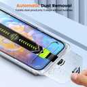 Unbreak 9H Glass for iPhone 12 pro MAX Screen Protector [Auto-Dust Removal, Bubble Free] 1:1 Full-Coverage Tempered Glass Ultra HD Clear, Case Friendly, 2-Pack