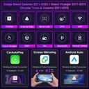 Leadfan Car Stereo Radio for Dodge Grand Caravan 2011-2020 Chrysler Town & Country 2011-2016 Grand Voyager 2011-2015 with Wireless Carplay Android Auto 9'' Touchscreen GPS Navigation Bluetooth WiFi