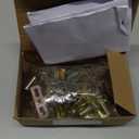 Hicarer 24 Pcs Steel Shutter Clips for Vinyl Shutters Hidden Installation Vinyl Shutter Clip Windows Accessories