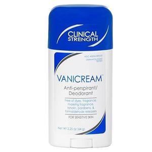 Vanicream AntiPerspirant Deodorant for Sensitive Skin  2.25 oz  ClinicalStrength Deodorant with 24Hour Protection  Unscented