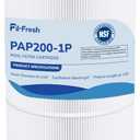 Fil-fresh CC200 Pool Filter Cartridges Compatible with Pentair Clean & Clear 200, Replacement for Pentair R173217, Pleatco PAP200, Unicel C-9419, 200 sq.ft