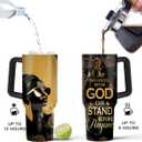 Sistabag - Coffee Tumbler For Black Women - Birthday, Mother's Day, For Women, Pride Tumbler For Woman (She Who Kneels Before God, 40 Oz)