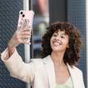 Compatible for iPhone 15 Cases with Design, Cute Transparent Phone Case for Women Girls Girly with Heavy Duty Protective Bumper (Clear Black Musical Notes)