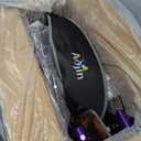 Rollator Walkers for Seniors with Seat, Foldable Walkers for Senior, 8" All-Terrain Wheels, 18" Big Seat, 6-Level Adjustable Height Rolling Walker, 350 lb, Walker for Seniors & Adults (Purple)