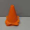 4E's Novelty 38 Pieces Set - 12 Traffic Cones With Hole on Top, 24 Checkered Flags, Racetrack Floor Runner - for For Race Car Birthday Party Supplies, Table Centerpiece Decorations Kids Gift