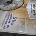 Comfort Zone 20-Inch High-Velocity Industrial Floor Fan, Heavy-Duty 3-Speed Metal Shop Fan with 180 Adjustable Tilt & Carry Handle, Quiet Vibration-Free Cooling for Garage, Workshop, & Home