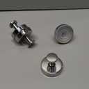 Suction Cup Hooks, Suction Cup Hooks for Shower,Removable Towel Hooks for Bathroom Window Glass Door Wall, Bath Robe Looafh Wreath Hook for Hanging (Bright Silver)