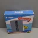 EZIGO Baby Pool Float with Canopy UPF50+ Sun Protection, Inflatable Kids Pool Floats with Ocean Animal Toys for Baby 6-36 Months, Infant Swimming Float with Adjustable Safety Seat for Boys Girls (blue)