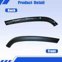 SecosAutoparts Passenger Side Rear Right Door Wheel Molding Trim 1MP36RXFAE, Fit for Jeep Grand Cherokee 2011-2021 Replace CH1791102 Wheel Arch Trim