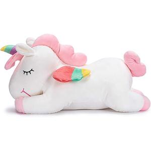 Unicorn Stuffed Animal, Soft Unicorn Plush Hugging Pillow Toy Gifts for Kids (White, 23.6 in)
