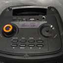 Bluetooth Speaker, 160W Peak Powerful Loud Stereo Sound Deep Bass Wireless Boombox Portable Large Party Speakers with Subwoofer TWS Pairing Dynamic LED Light for Outdoor Camping Backyard Events (Black)