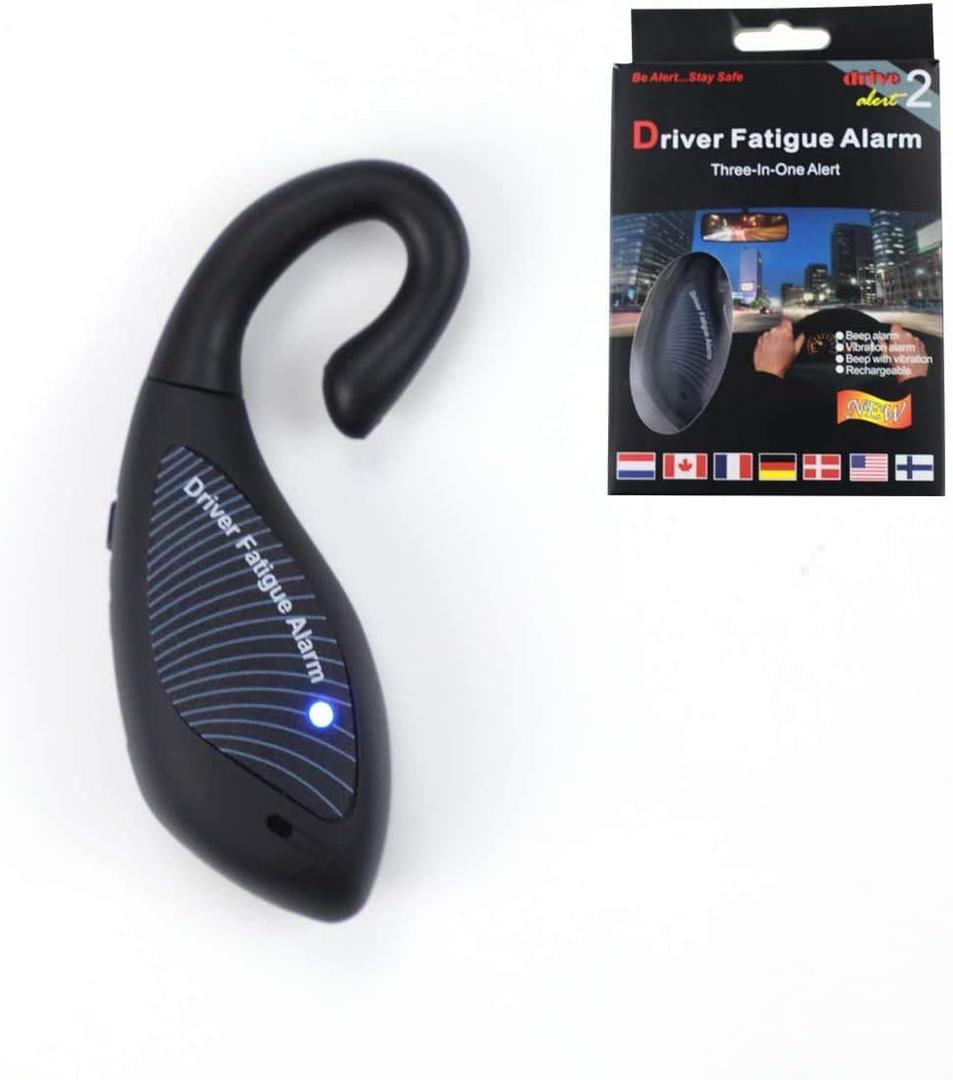 LGI Driver Fatigue Alarm 3 in 1 Inside Sleep Alarm for Drivers Security Guards Nap Zapper Alarm Security Car Alarm System Drivers Security Guards Anti Sleep Alarm nap Alert