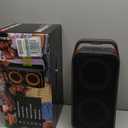 Portable Bluetooth Speaker: 240W Peak Powerful Loud Sound Deep Bass Wireless Boombox Large Subwoofer 15 Hours Battery Life Fast Charging with Led Light Show for Party Outdoor Camping Backyard (Orange)