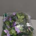 2 Pcs Artificial Rose Vines Flowers Garland Hanging Silk Rose Vine Outdoor 15.8ft Silk Flowers Rose Ivy Vines for Bedroom Wedding Arch Decor Purple Flower Garland for Backdrop Wall Home Garden