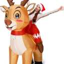 Inflatable Christmas Costume for Adult Xmas Ride on Inflatables Funny Blow up Character Costumes Men Women Cosplay